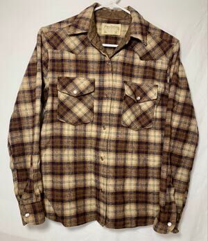 Vintage 70s Pendleton Western Wear Flannel